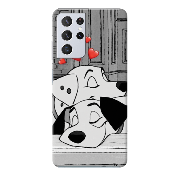 Dogs Love Printed Slim Cases and Cover for Galaxy S21 Ultra