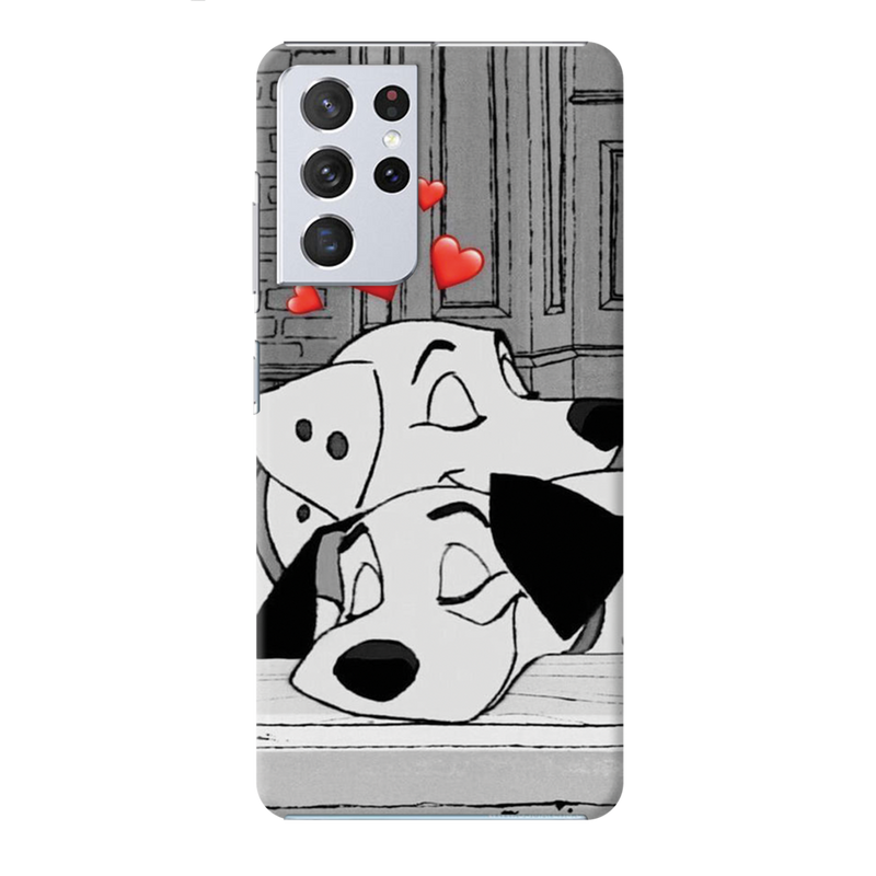Dogs Love Printed Slim Cases and Cover for Galaxy S21 Ultra
