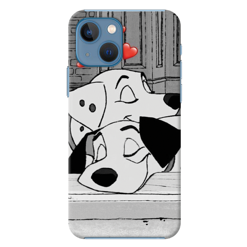 Dogs Love Printed Slim Cases and Cover for iPhone 13