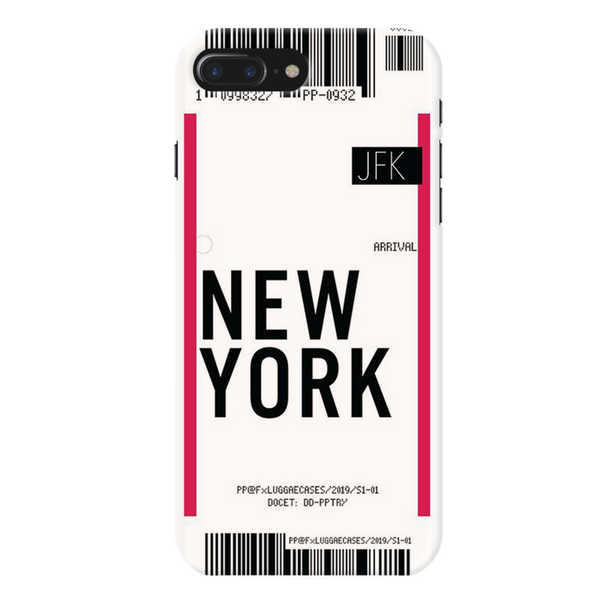 New York ticket Printed Slim Cases and Cover for iPhone 7 Plus