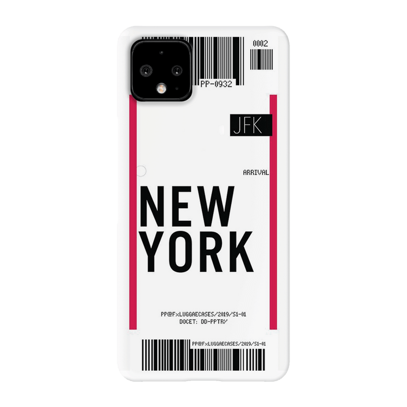 New York ticket Printed Slim Cases and Cover for Pixel 4 XL