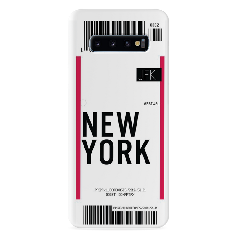 New York ticket Printed Slim Cases and Cover for Galaxy S10 Plus
