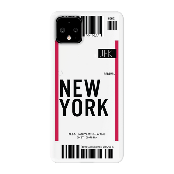 New York ticket Printed Slim Cases and Cover for Pixel 4