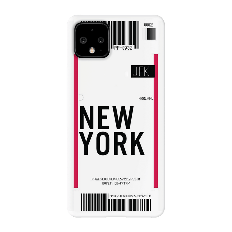 New York ticket Printed Slim Cases and Cover for Pixel 4