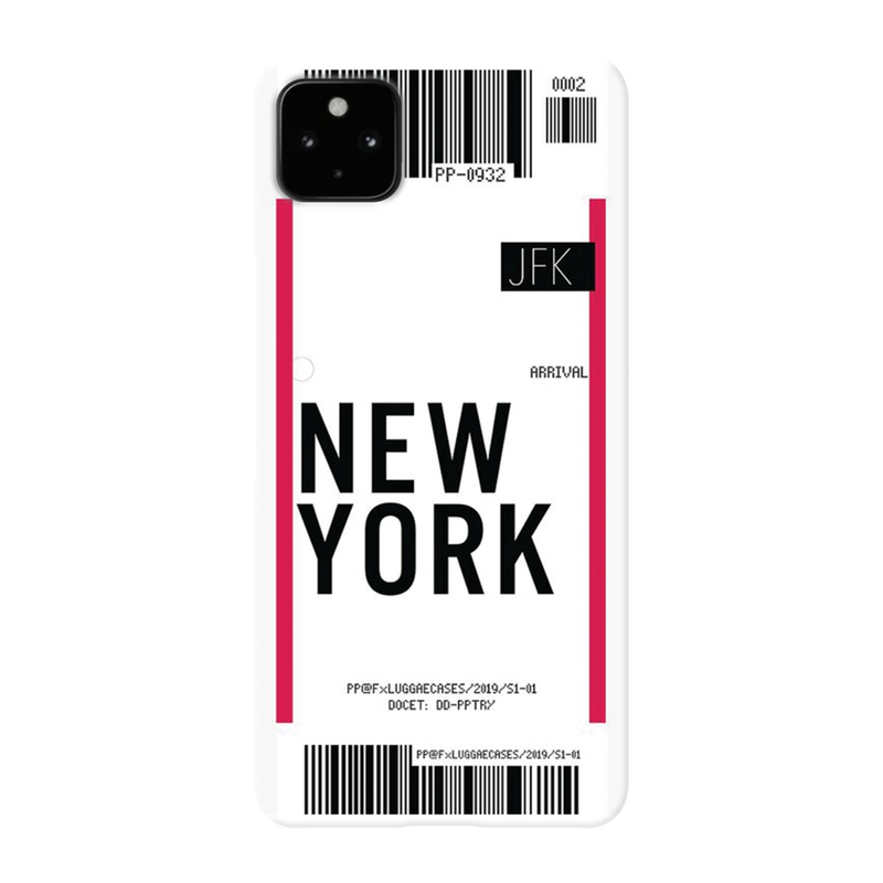 New York ticket Printed Slim Cases and Cover for Pixel 4A
