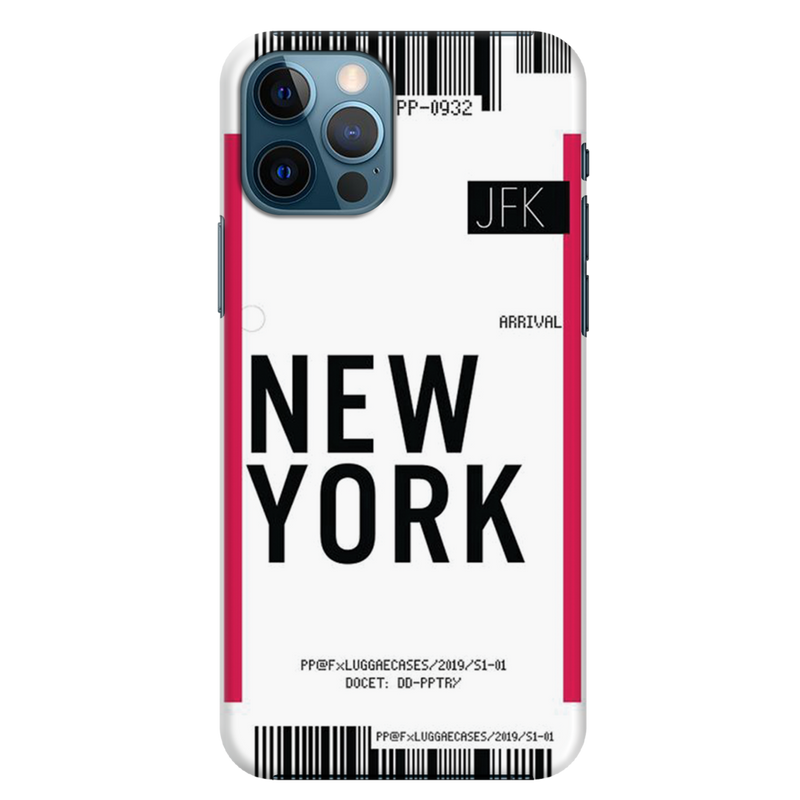 New York ticket Printed Slim Cases and Cover for iPhone 12 Pro Max
