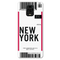 New York ticket Printed Slim Cases and Cover for Redmi Note 9 Pro Max