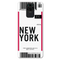New York ticket Printed Slim Cases and Cover for Redmi Note 9