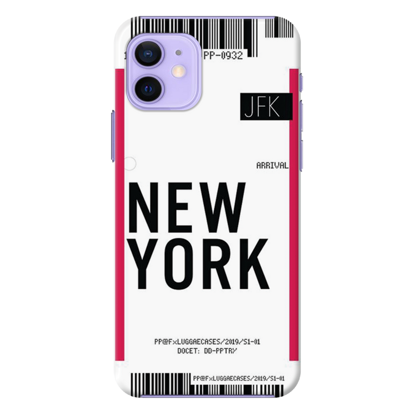 New York ticket Printed Slim Cases and Cover for iPhone 12 Mini