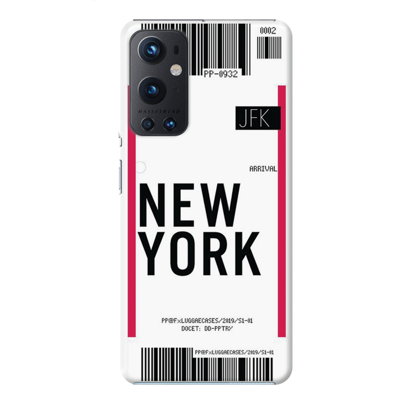 New York ticket Printed Slim Cases and Cover for OnePlus 9 Pro