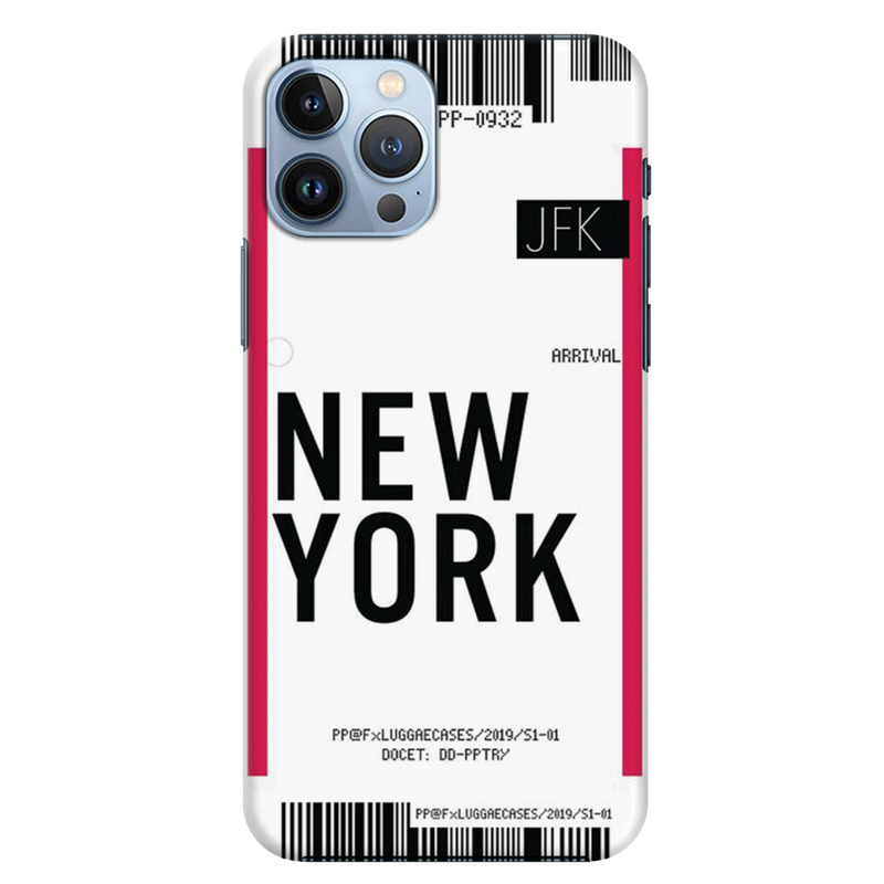 New York ticket Printed Slim Cases and Cover for iPhone 13 Pro