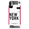 New York ticket Printed Slim Cases and Cover for Redmi Note 10T