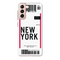 New York ticket Printed Slim Cases and Cover for Galaxy S21