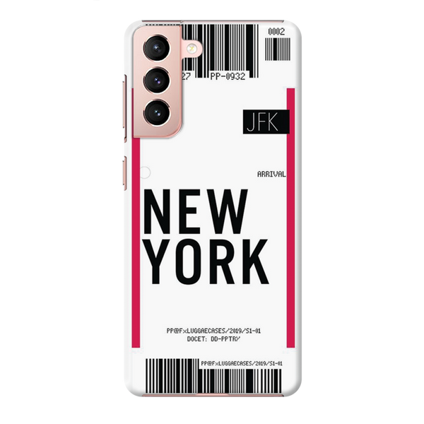 New York ticket Printed Slim Cases and Cover for Galaxy S21 Plus