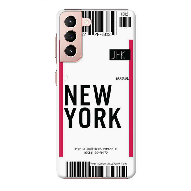 New York ticket Printed Slim Cases and Cover for Galaxy S21 Plus