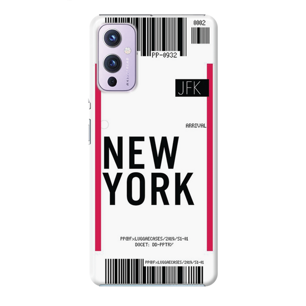 New York ticket Printed Slim Cases and Cover for OnePlus 9