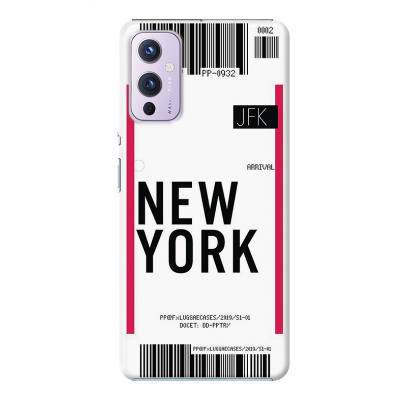 New York ticket Printed Slim Cases and Cover for OnePlus 9