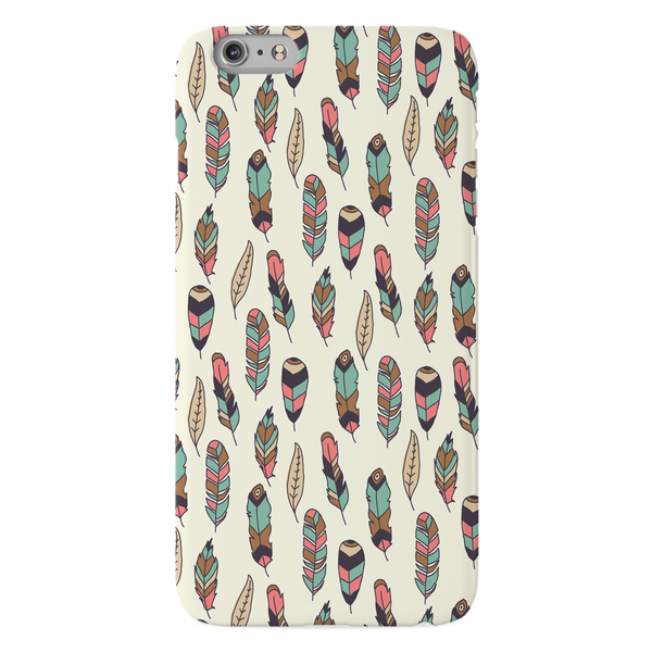 Feather pattern Printed Slim Cases and Cover for iPhone 6 Plus