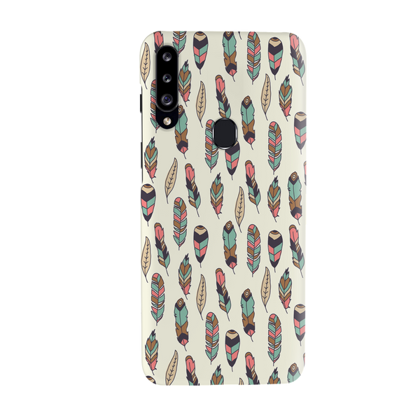 Feather pattern Printed Slim Cases and Cover for Galaxy A20S