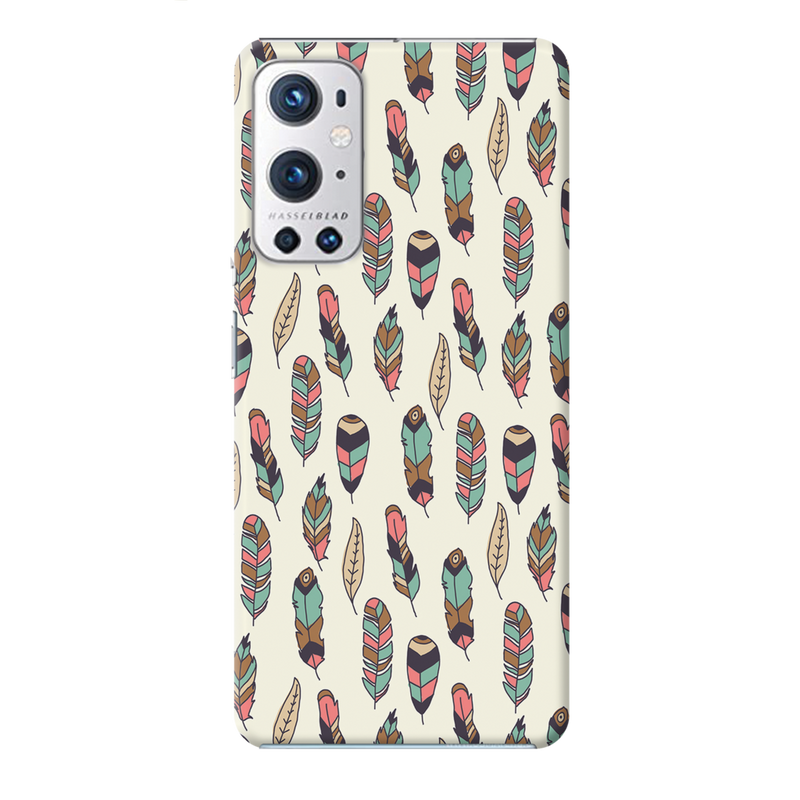 Feather pattern Printed Slim Cases and Cover for OnePlus 9R