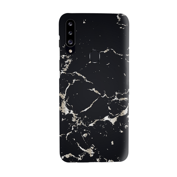 Dark Marble Printed Slim Cases and Cover for Galaxy A20S