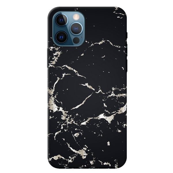 Dark Marble Printed Slim Cases and Cover for iPhone 12 Pro Max