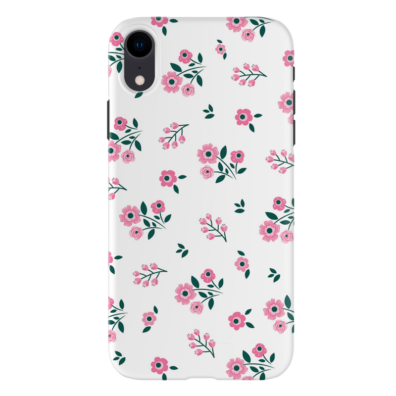 Pink florals Printed Slim Cases and Cover for iPhone XR