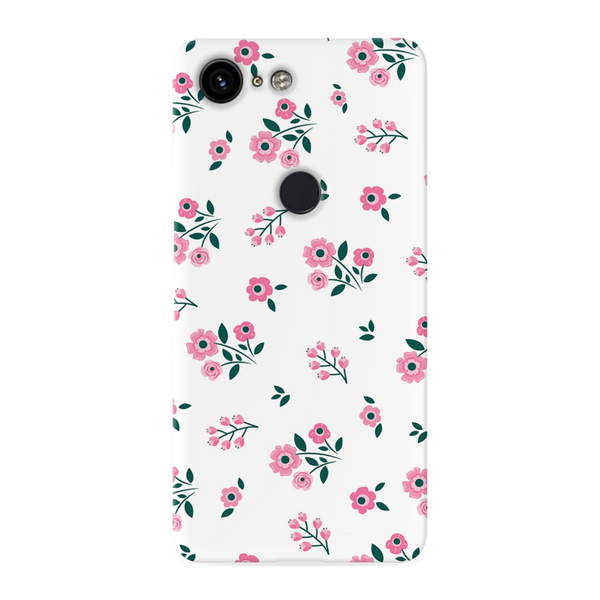 Pink florals Printed Slim Cases and Cover for Pixel 3