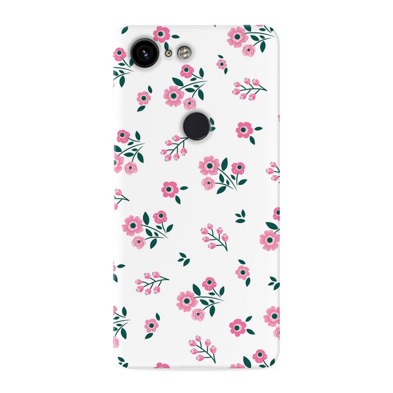 Pink florals Printed Slim Cases and Cover for Pixel 3