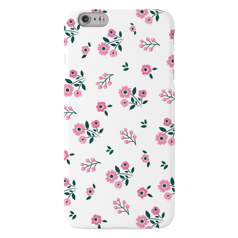 Pink florals Printed Slim Cases and Cover for iPhone 6 Plus