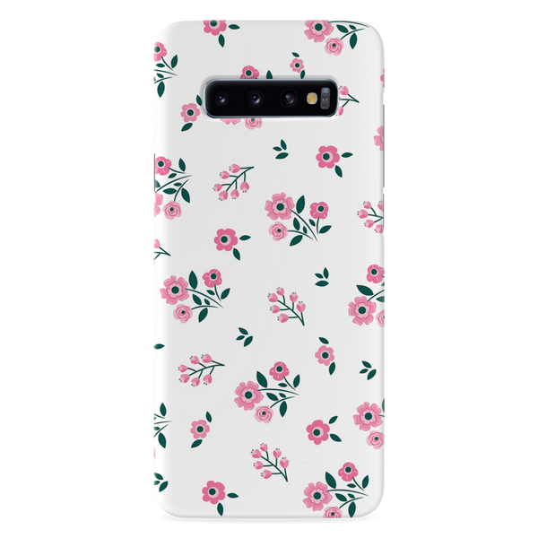 Pink florals Printed Slim Cases and Cover for Galaxy S10 Plus