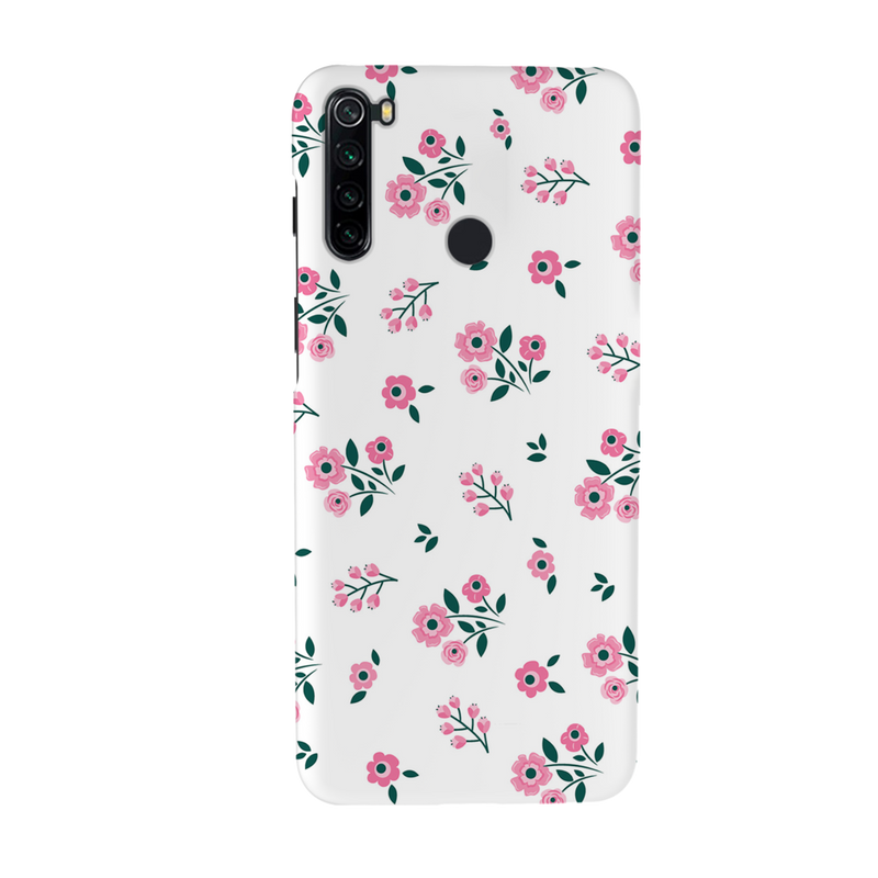 Pink florals Printed Slim Cases and Cover for Redmi Note 8