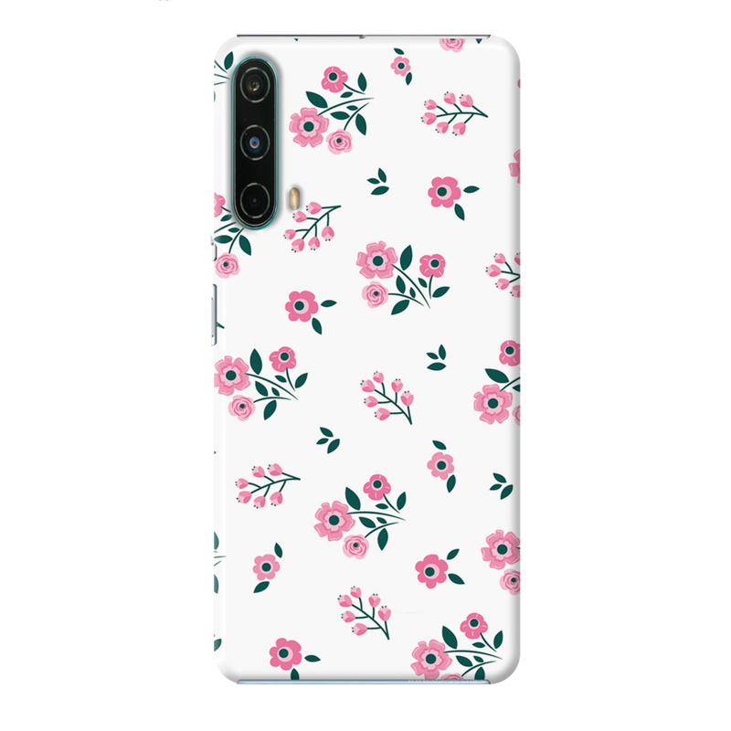 Pink florals Printed Slim Cases and Cover for OnePlus Nord CE 5G