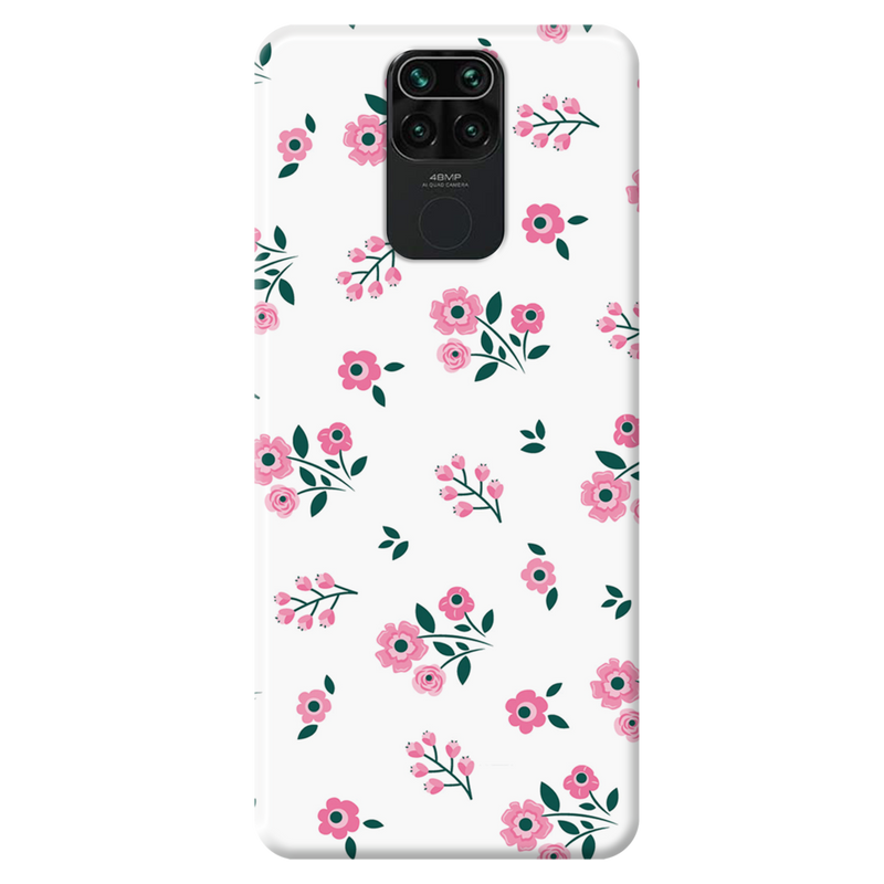 Pink florals Printed Slim Cases and Cover for Redmi Note 9