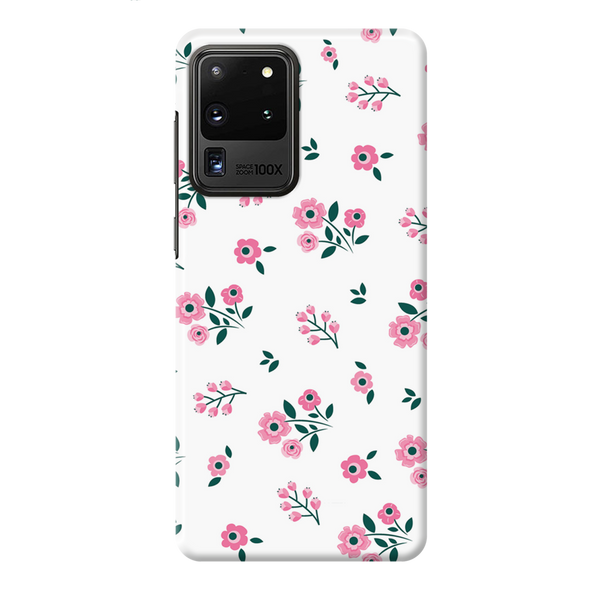 Pink florals Printed Slim Cases and Cover for Galaxy S20 Ultra