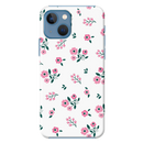 Pink florals Printed Slim Cases and Cover for iPhone 13 Mini