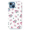 Pink florals Printed Slim Cases and Cover for iPhone 13 Mini
