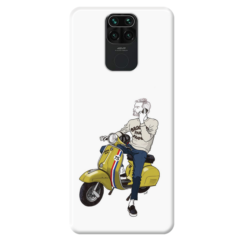 Scooter 75 Printed Slim Cases and Cover for Redmi Note 9