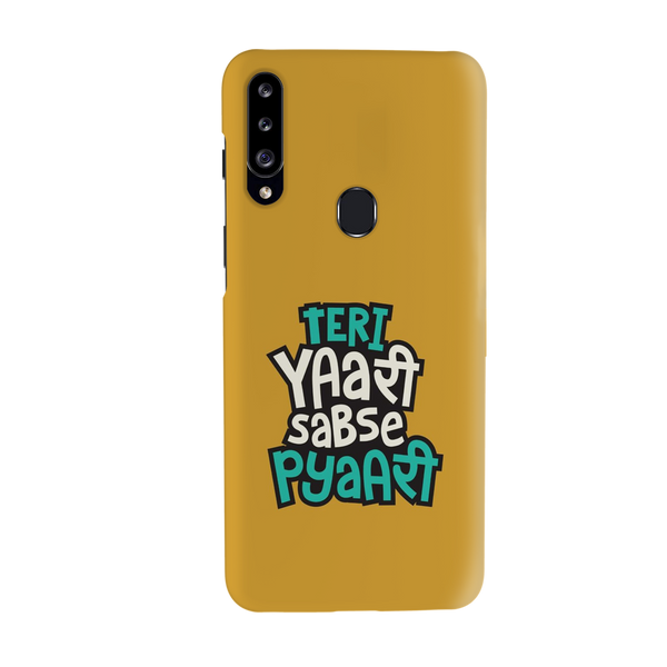 Teri Yari sabse pyari Printed Slim Cases and Cover for Galaxy A20S