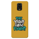 Teri Yari sabse pyari Printed Slim Cases and Cover for Redmi Note 9 Pro Max