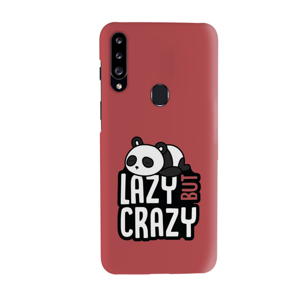 Lazy but crazy Printed Slim Cases and Cover for Galaxy A20S