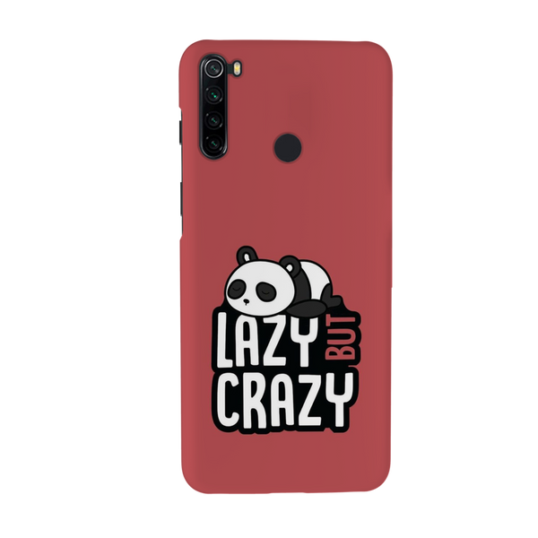 Lazy but crazy Printed Slim Cases and Cover for Redmi Note 8