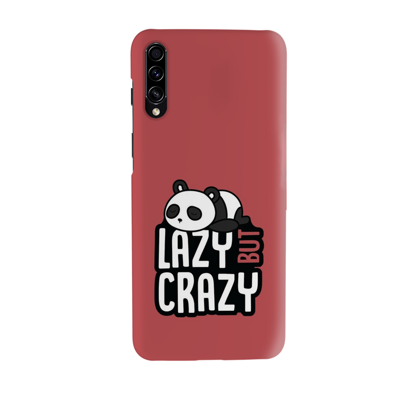 Lazy but crazy Printed Slim Cases and Cover for Galaxy A50