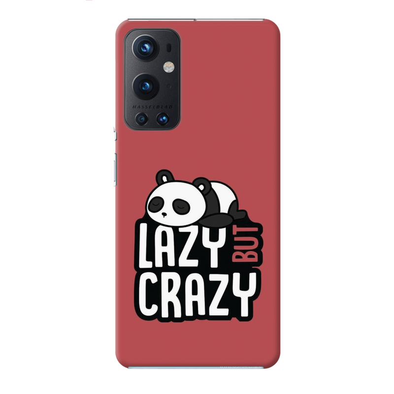 Lazy but crazy Printed Slim Cases and Cover for OnePlus 9 Pro