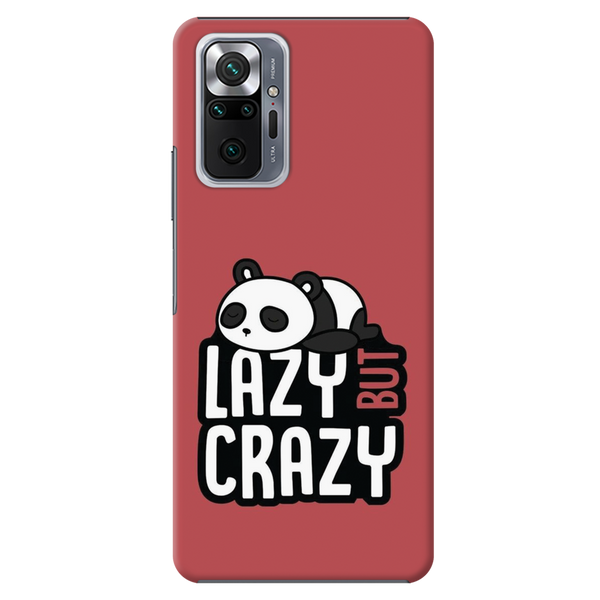 Lazy but crazy Printed Slim Cases and Cover for Redmi Note 10 Pro