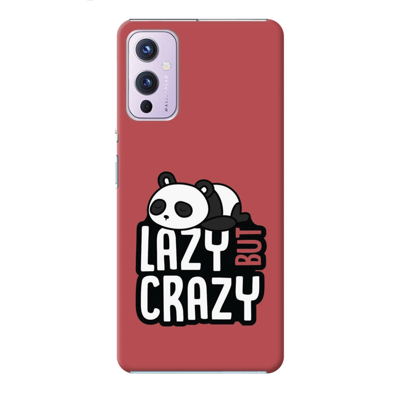 Lazy but crazy Printed Slim Cases and Cover for OnePlus 9