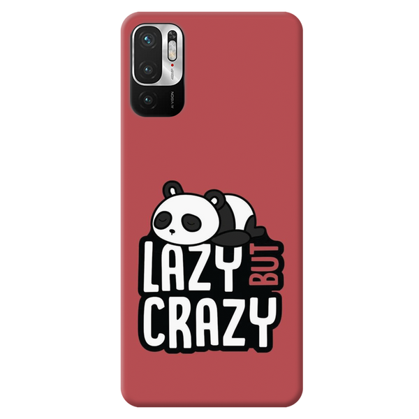 Lazy but crazy Printed Slim Cases and Cover for Redmi Note 10T