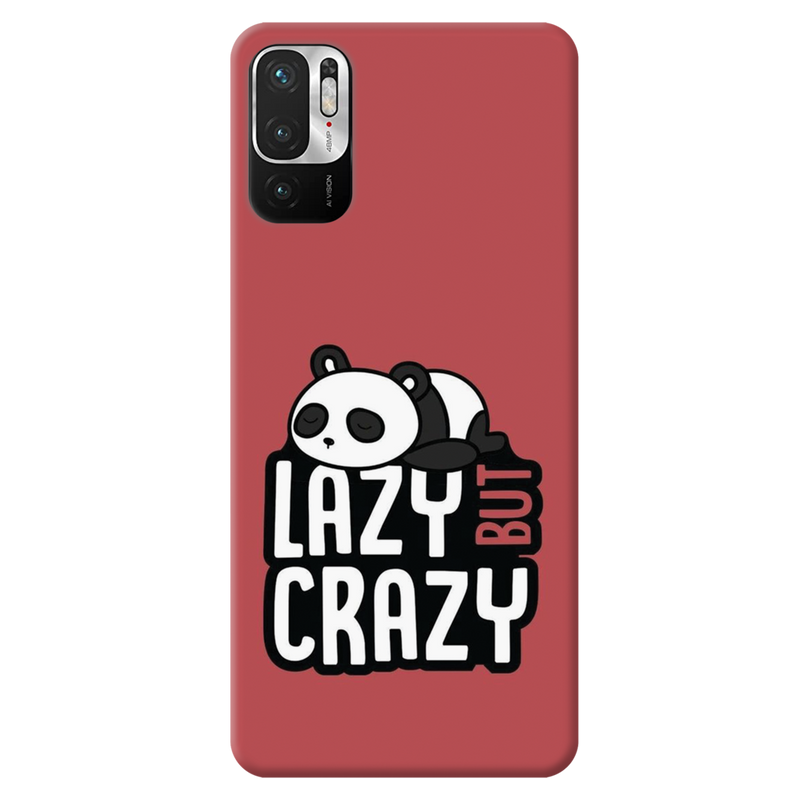 Lazy but crazy Printed Slim Cases and Cover for Redmi Note 10T