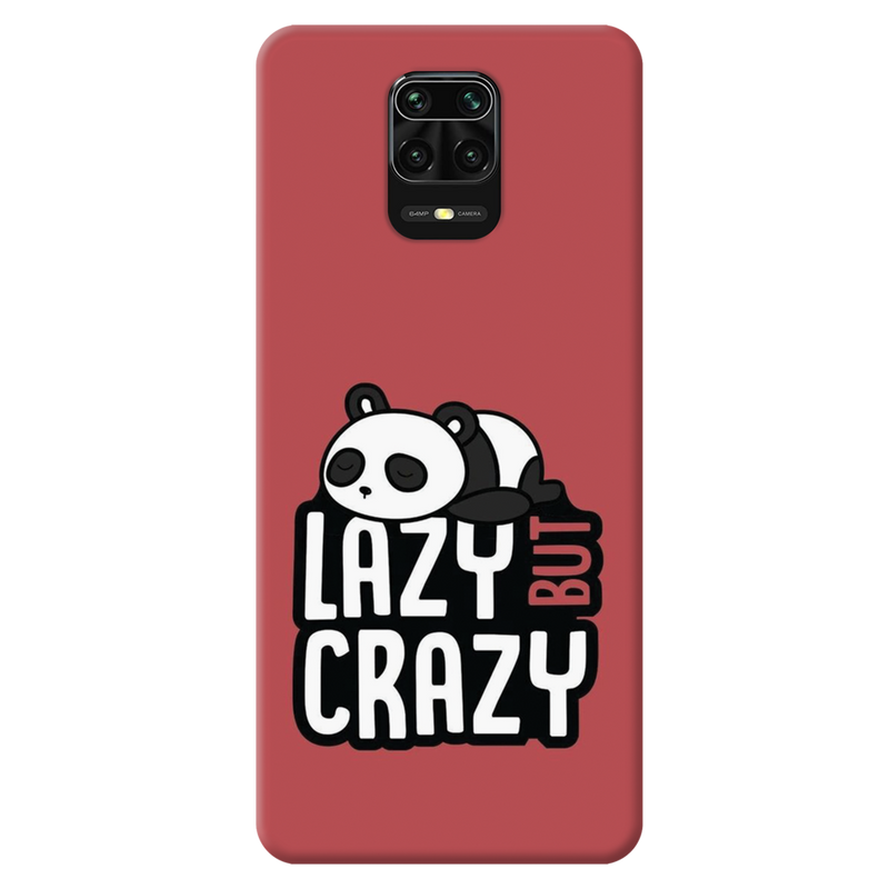 Lazy but crazy Printed Slim Cases and Cover for Redmi Note 9 Pro Max