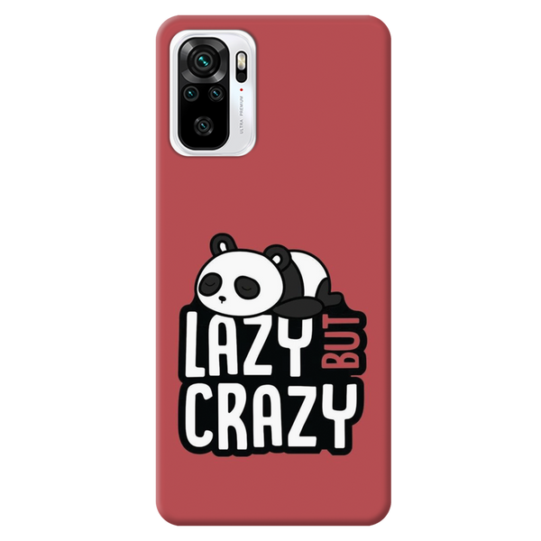 Lazy but crazy Printed Slim Cases and Cover for Redmi Note 10